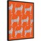 Sassy Pink Cheetahs by Kendra Dandy 18-in. W x 24-in. H. Canvas Wall Art Print Framed in Black